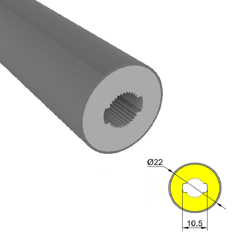 White Silicone LED Strip Diffuser Round For 10mm LED Light Strip - Φ22mm 360° Emitting